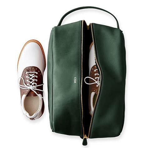 leather shoe bags for traveling.